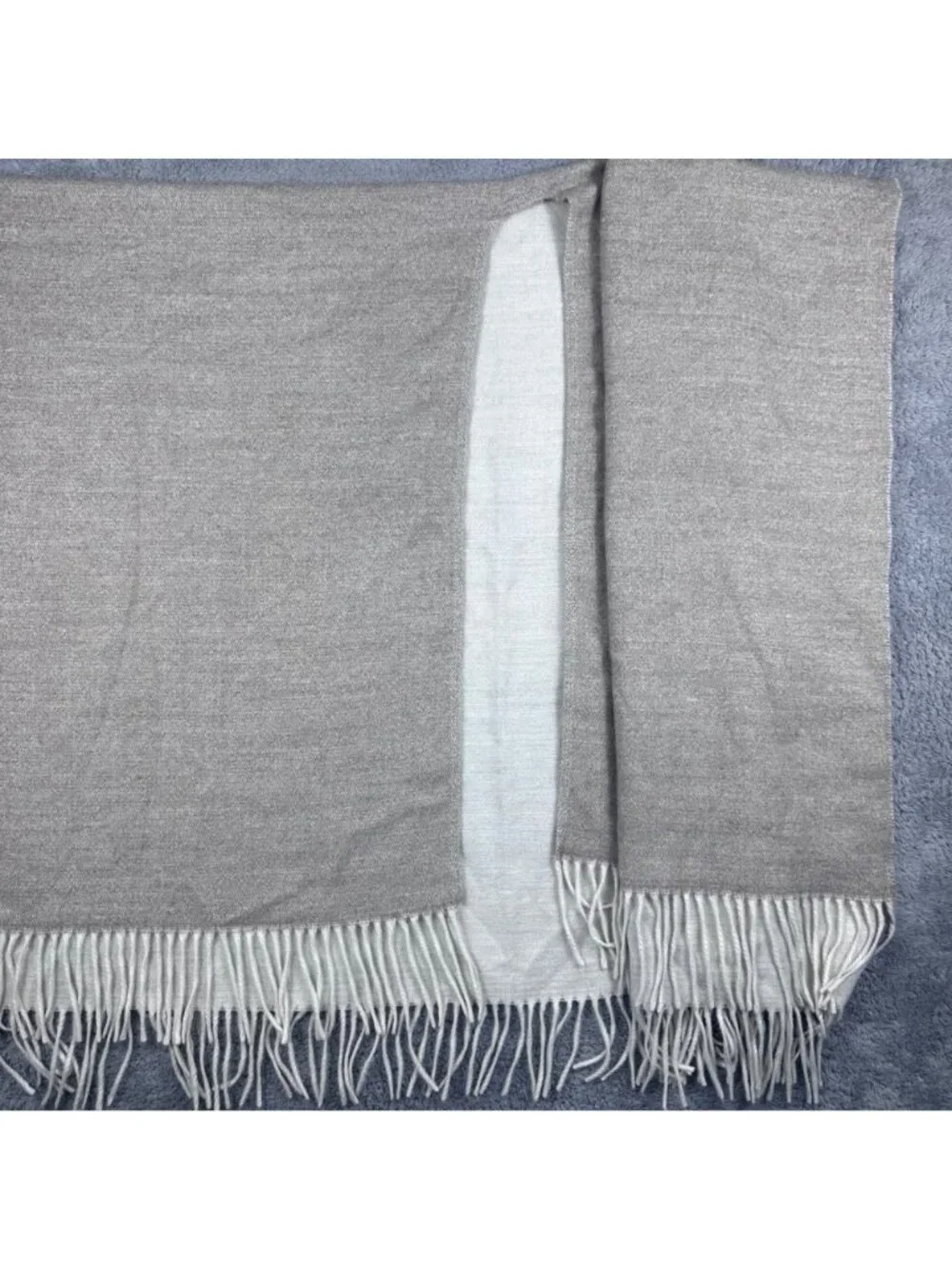 Brown Fringe Shawl Wrap Soft Lightweight Scarf 27
